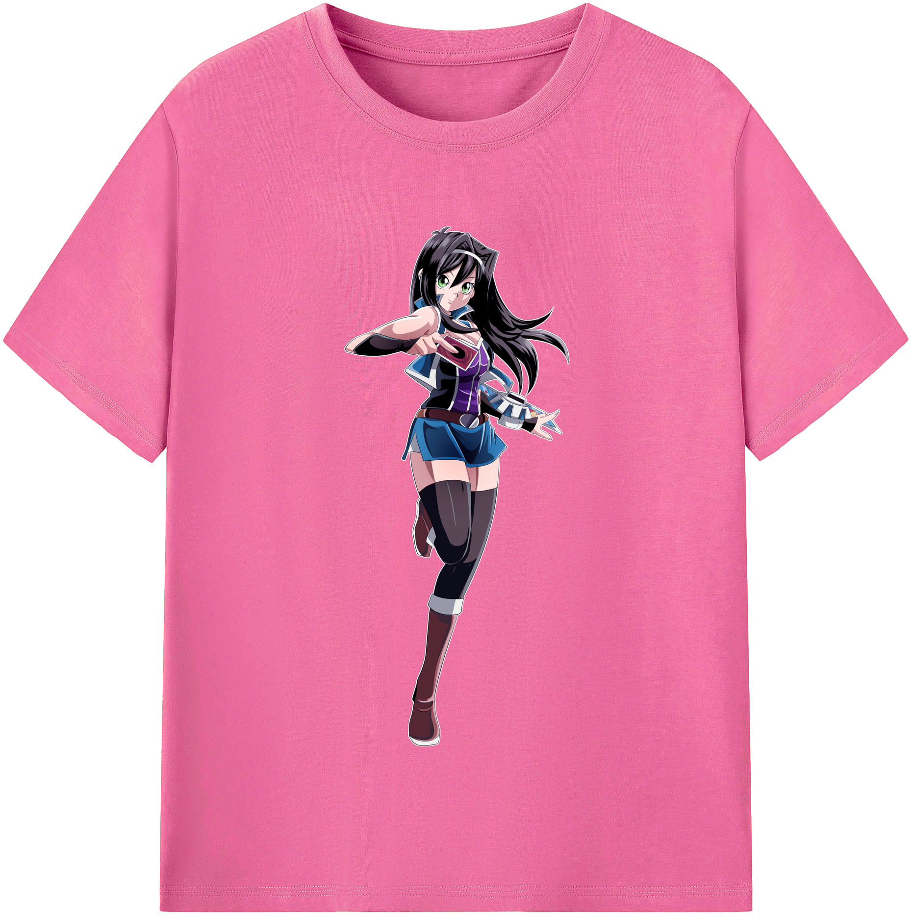 （画像用） 遊☆戯☆王 Yu-Gi-Oh! レディースカジュアルプリントTシャツ（綿100％）